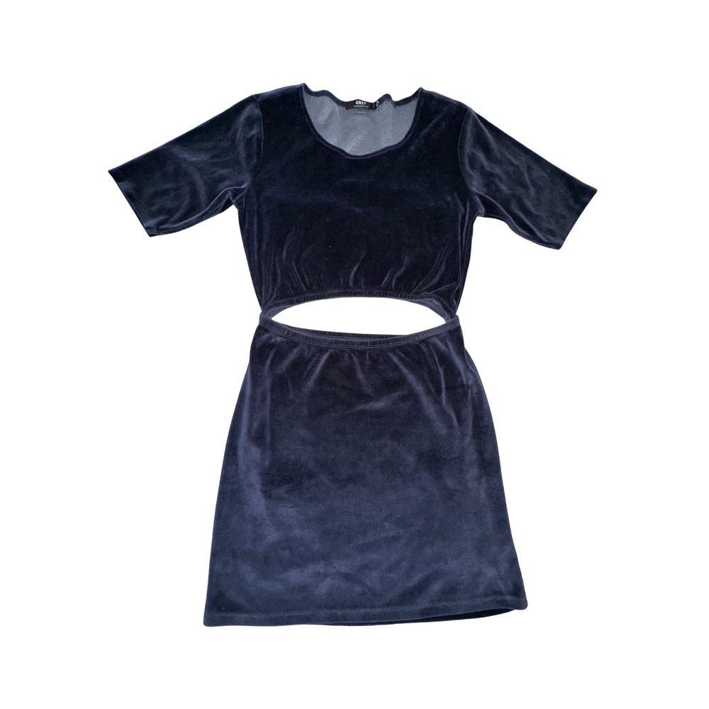 Obey Halter Cut Midriff Cut Out Dress‎ Medium